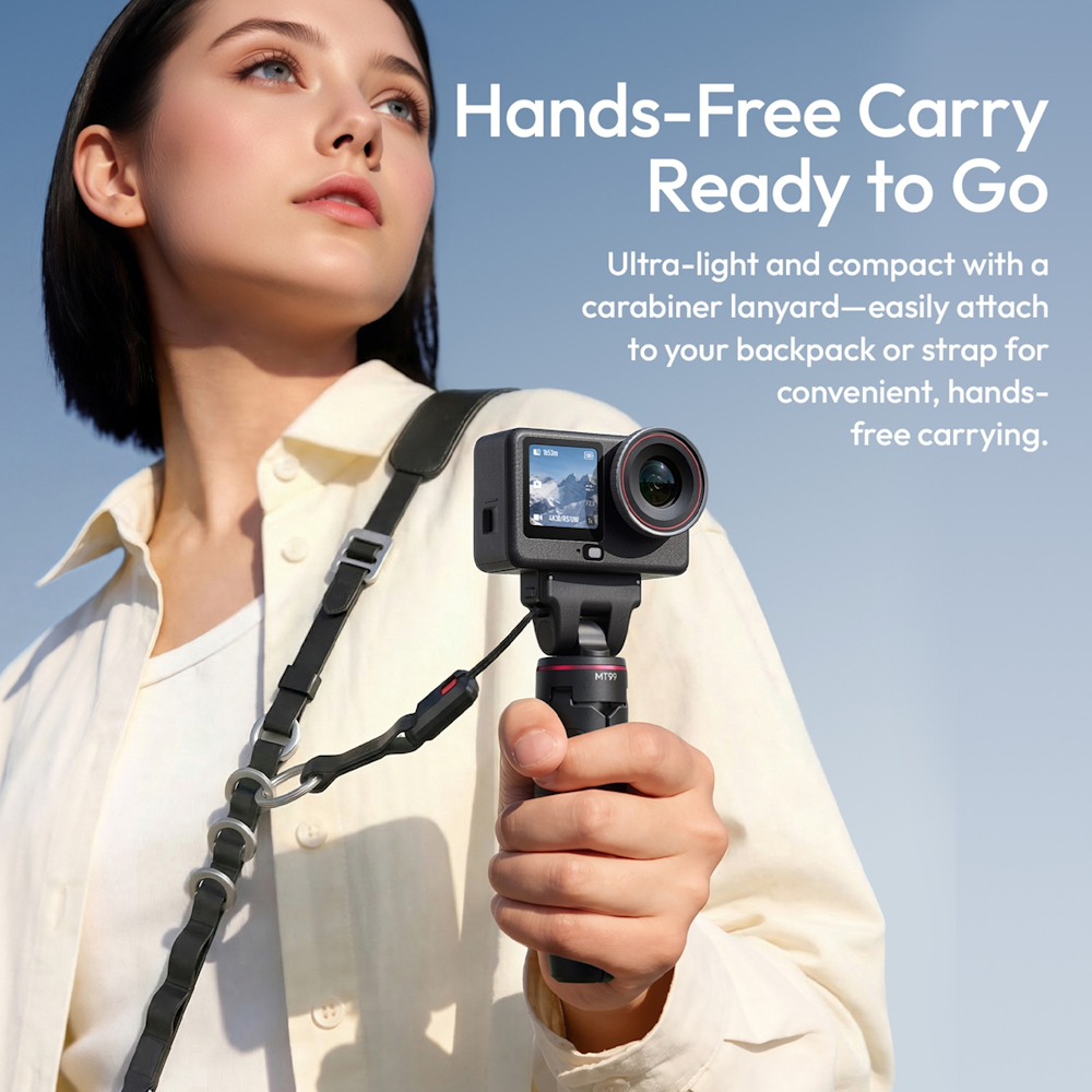 Ulanzi MT99 Selfie Stick Mini Tripod for DJI Action 6 / Nano Cameras (S079)