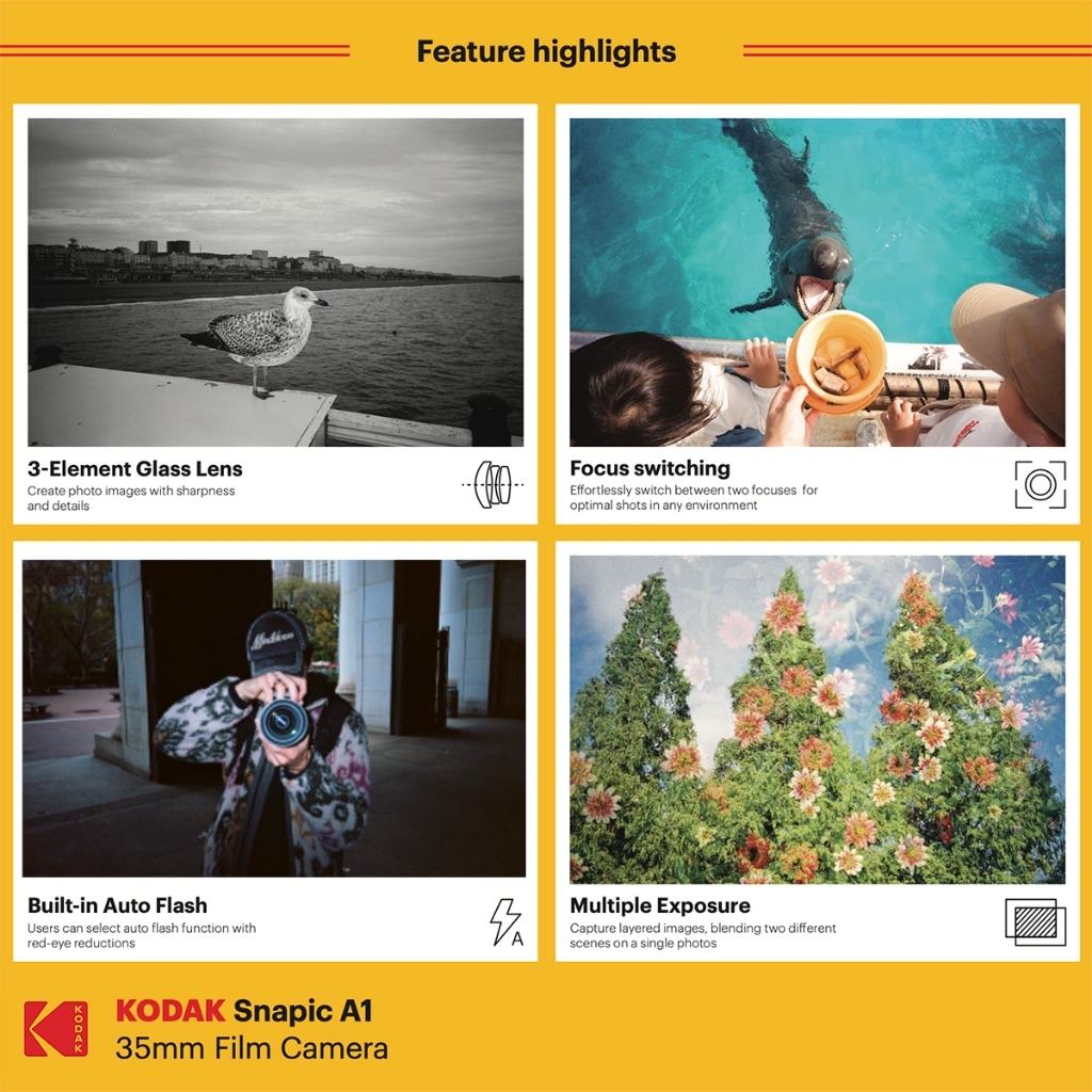 Kodak Snapic A1 35mm Film Camera