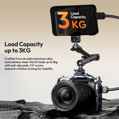 Ulanzi HD02 10 inch Magic Arm Kit with Crab Clamp (T098 / T099)