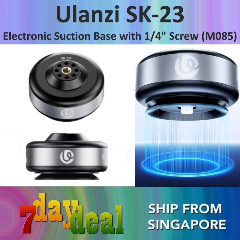 Ulanzi SK-23 Electric Suction Base with 1/4" Screw (M085)