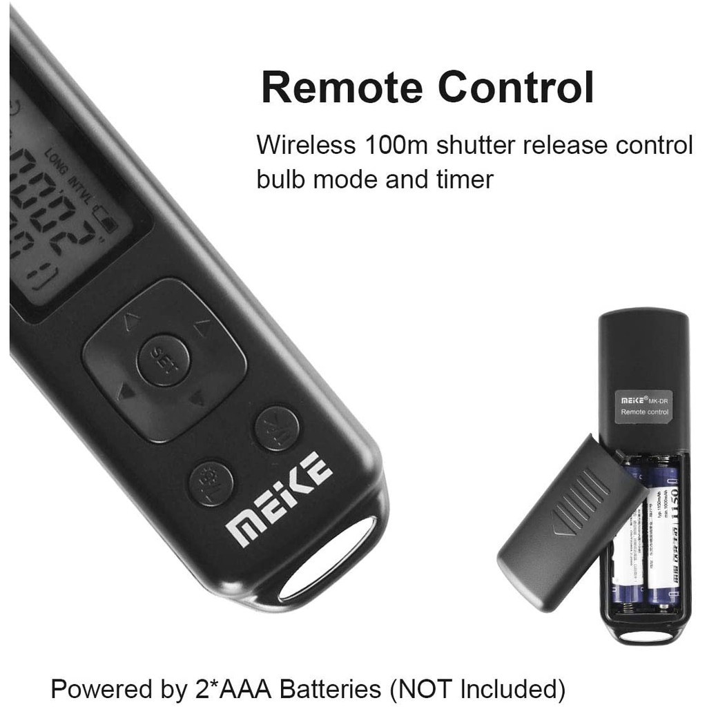 Meike MK-A6600 Pro Battery Grip with Wireless Remote Control (For Sony Sony A6600)