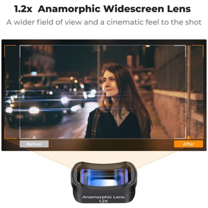 K&F Anamorphic Lens (For DJI Osmo Pocket 3)