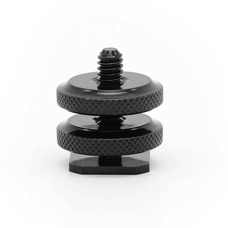 HoliCRAFT Screw and Adapter (1/4", 3/8", 5/8", Male, Female, Coldshoe, Hotshoe, Spigot, Action Camera Helmet Mount)