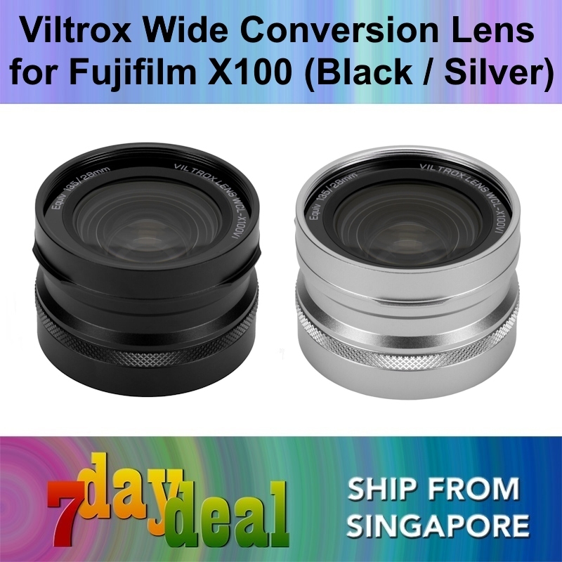 Viltrox WCL-X100VI Wide Conversion Lens for Fujifilm X100 Series Cameras (Black / Silver)
