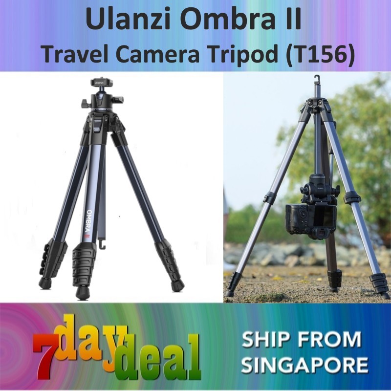 Ulanzi OMBRA II Travel Camera Tripod Black (T156)