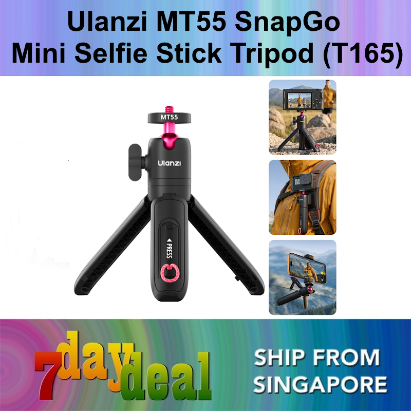 Ulanzi MT55 SnapGo Mini Selfie Stick Tripod (T165)-7daydeal