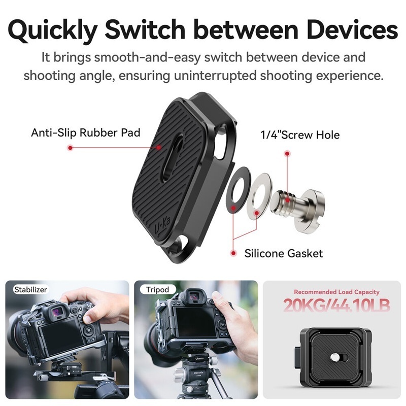 Ulanzi UKA05 Uka Quick Release Kit for DJI RS 2 / 3 / 4 (C028)