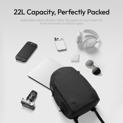 Ulanzi YY038 Urban Travel Backpack V2 22L Black (B222)