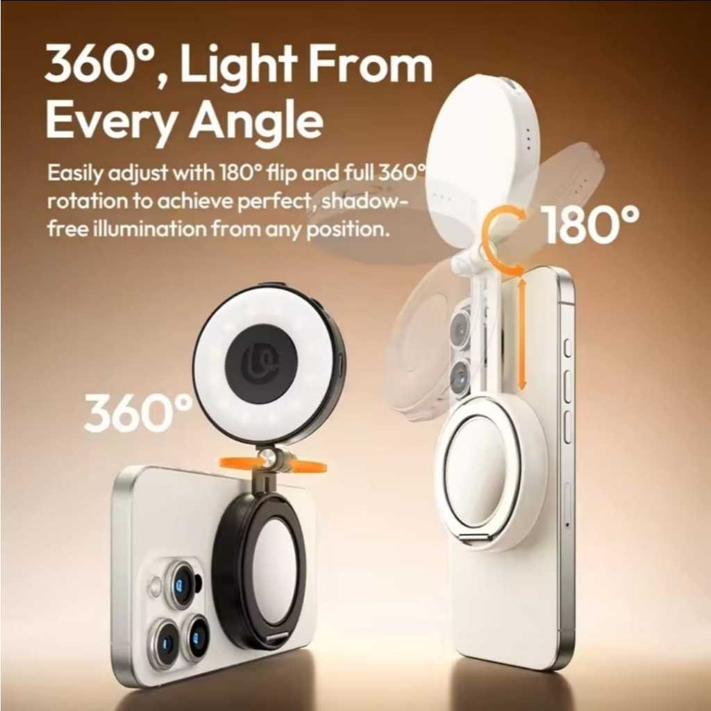 Ulanzi LM23 Mobile Phone Magnetic Pocket LED Light (Black L238 / White M094)