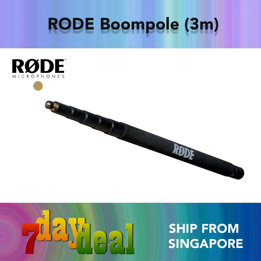 Rode 3.3m Professional Boompole (Boom Pole for Rode NT5, NTG1, NTG2, SM3 and Video Mic)