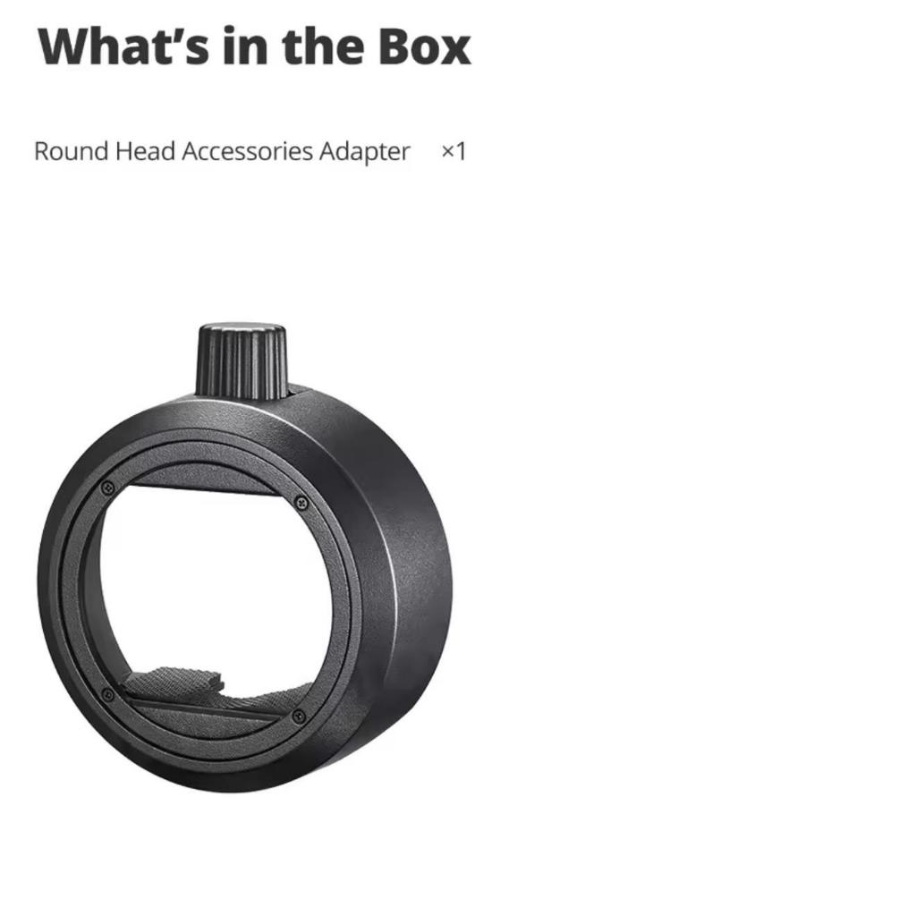 Godox S-R2 Round Head Accessories Adapter