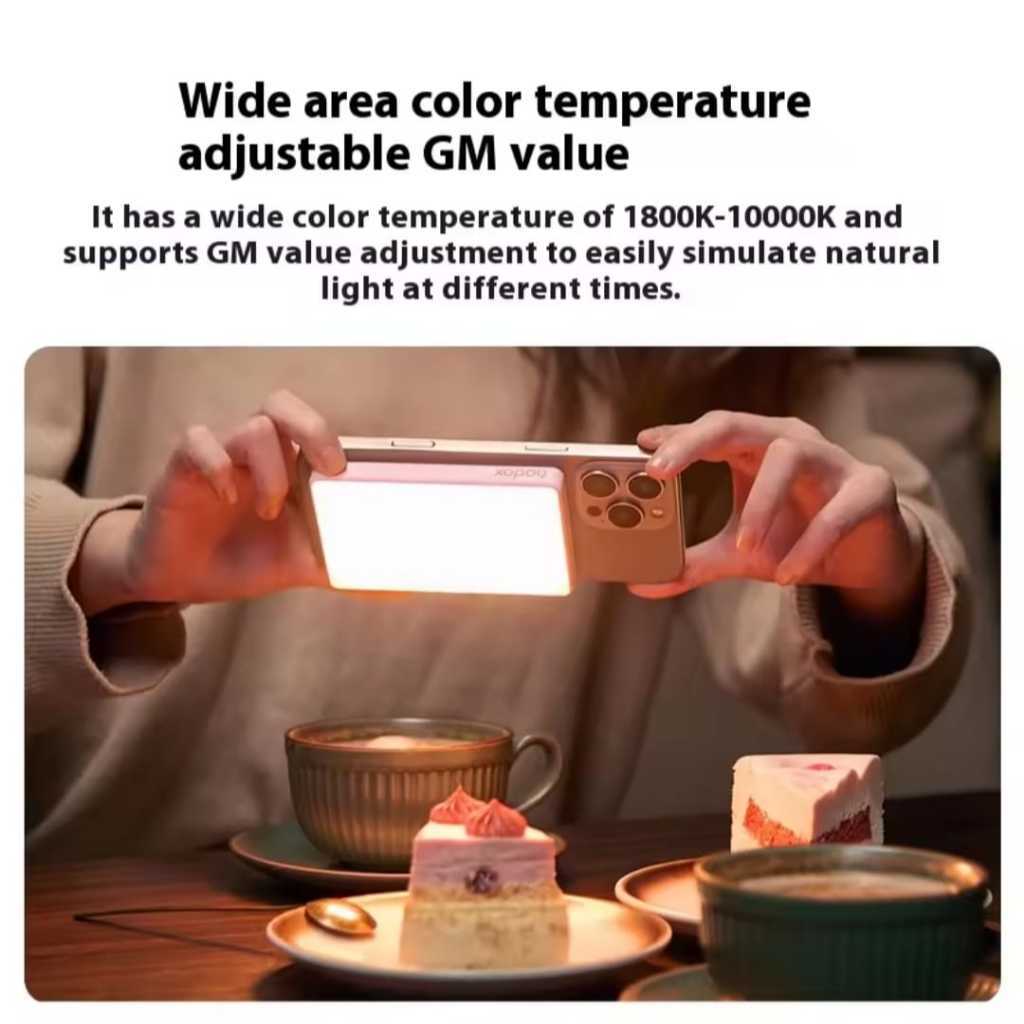 Godox MA5R RGBWW Magnetic Charging LED Light and Power Bank