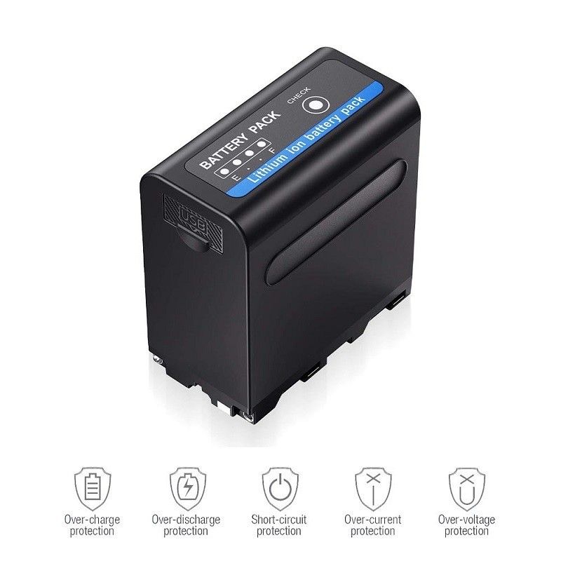 KingMa NP-F980D Battery & Powerbank (For Sony NP F980, F970, F960)