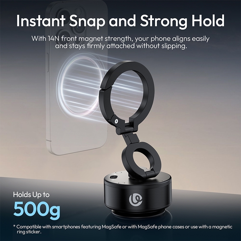 Ulanzi SK-22 Clip-On Electric Suction Cup (Magsafe) Phone Holder M096