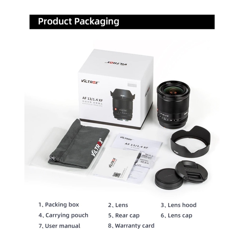 Viltrox AF 13mm F/1.4 APS-C Wide Angle Lens (X Mount)