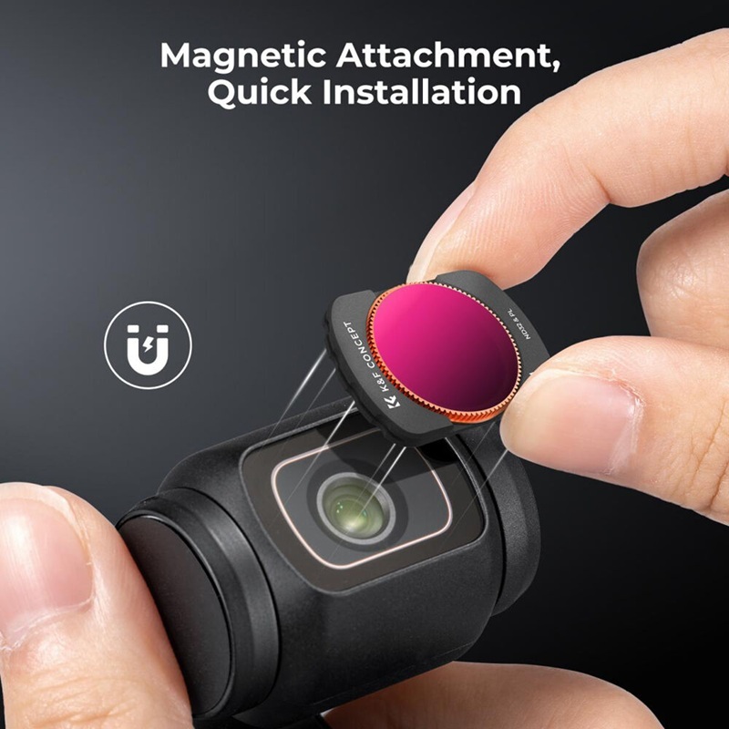 K&F 2 in 1 Filter (ND3/4/5/6 + CPL) Kit (For DJI OSMO Pocket 3)