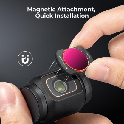K&F 2 in 1 Filter (ND3/4/5/6 + CPL) Kit (For DJI OSMO Pocket 3)