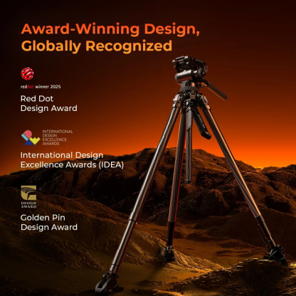 SmallRig x Potato Jet TRIBEX CARBON II Tripod With Dynamic Balance Hydraulic Fluid Head (5755)