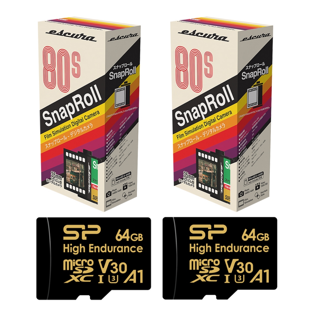 Escura SnapRoll Film Simulation Digital Camera (Blind Box) - Multiple Box Discount