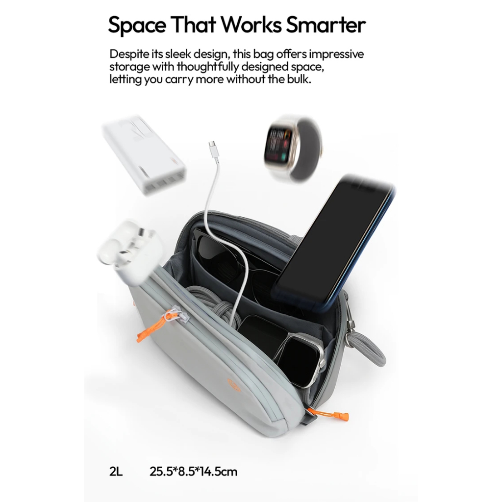 Ulanzi YY08 TechLite Sling Bag 2L (Black B175 or Gray B176)