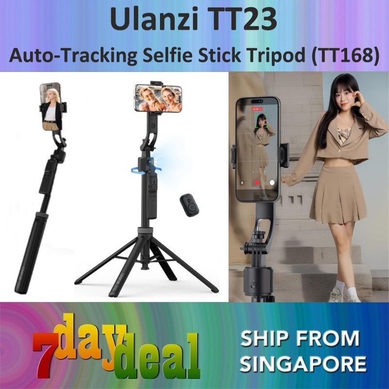 Ulanzi TT23 Auto-Tracking Selfie Stick Tripod (T168)