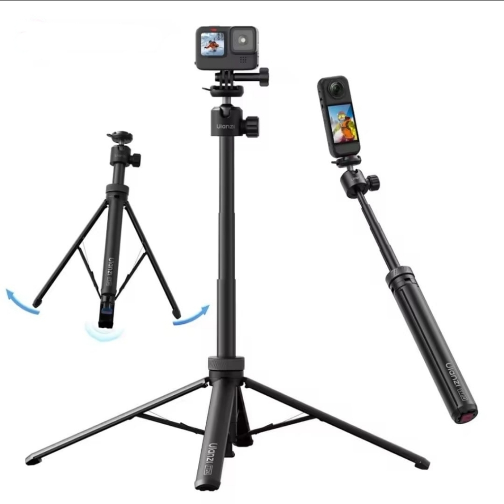 Ulanzi TT24 Cka Quick Release Selfie Stick for Action Camera and Compact Camera (S044)