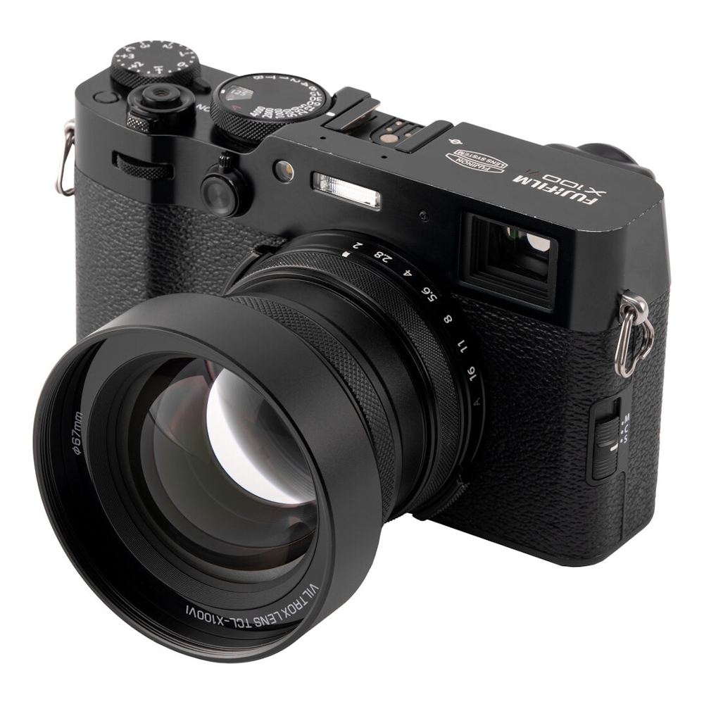 Viltrox TCL-X100VI Telephoto Conversion Lens for Fujifilm X100 Series Cameras (Black / Silver)