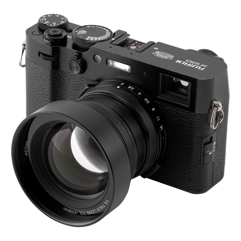 Viltrox TCL-X100VI Telephoto Conversion Lens for Fujifilm X100 Series Cameras (Black / Silver)