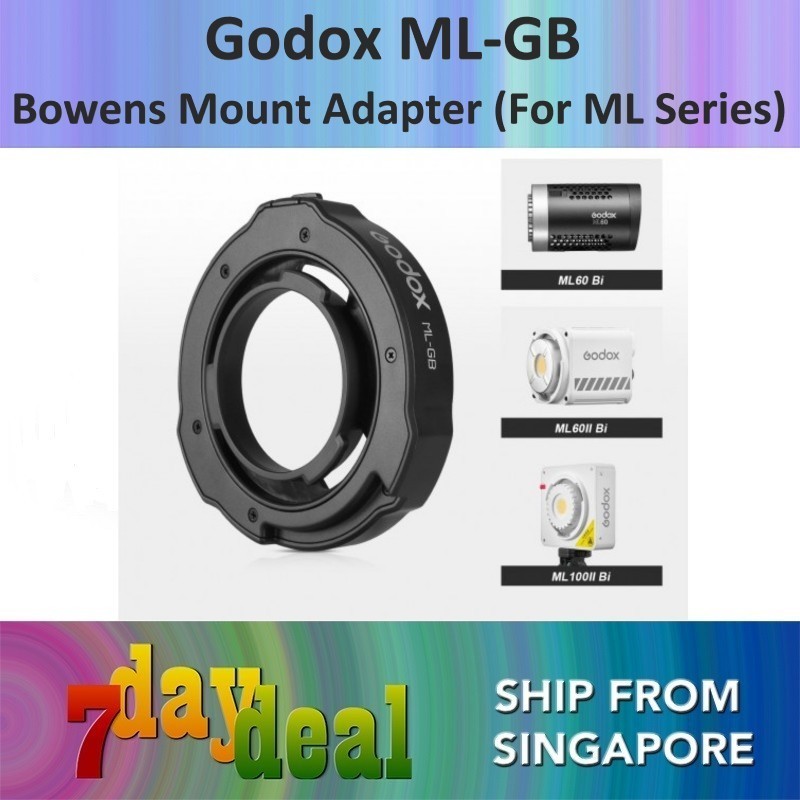 Godox ML-GB Bowens Mount Adapter (For ML100Bi)