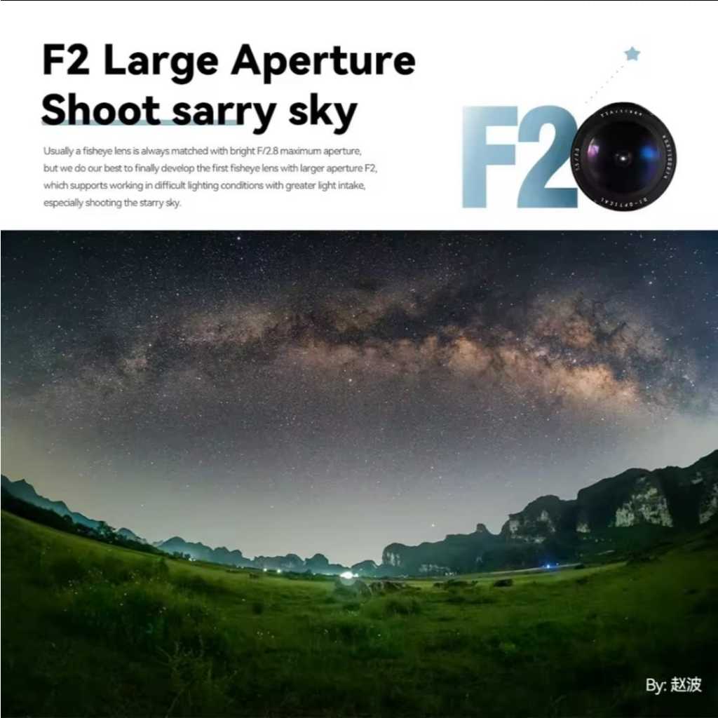 TTArtisan 7.5mm F/2 Fisheye APS-C Lens (E / X Mount)