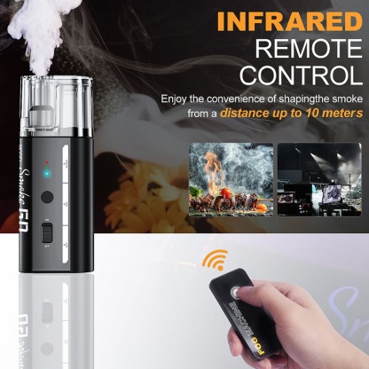 LENSGO 30W HANDHELD FOG MACHINE - Smoke Go (Dry Ice Effects for Photography, Videography, Filming)