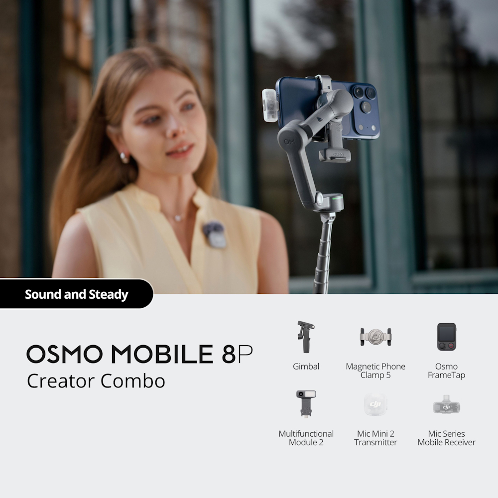 DJI OSMO Mobile 8P (Standard / Advance Tracking / Creator Combo)
