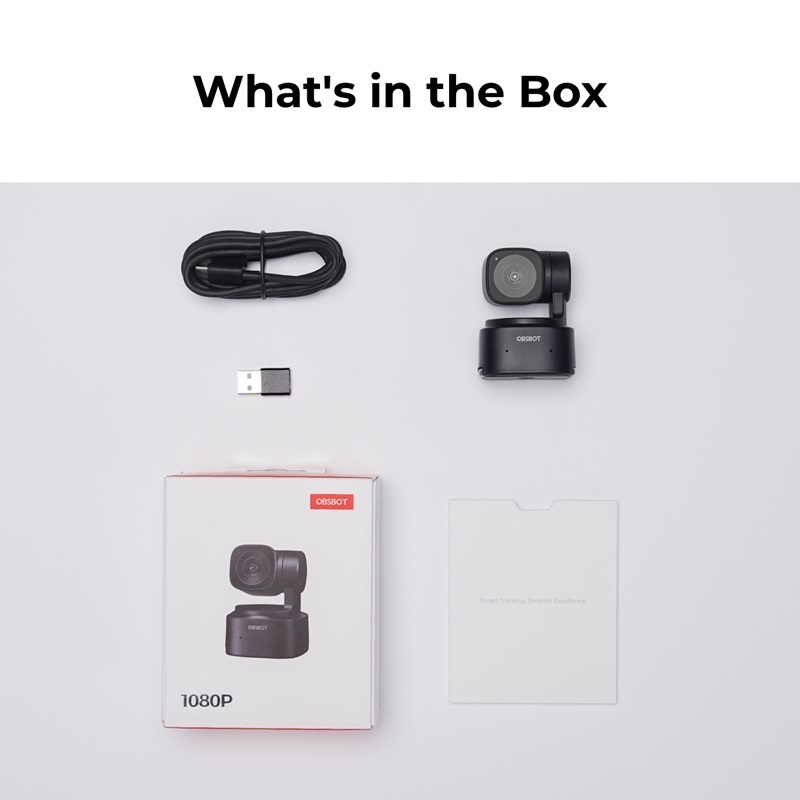 OBSBOT TINY SE AI-Powered Full HD PTZ Webcam