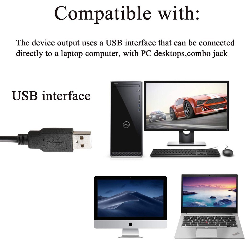 BOYA BY-MC2 USB Conference Microphone (On-desk Microphone for Computer or Devices with USB-A Port)