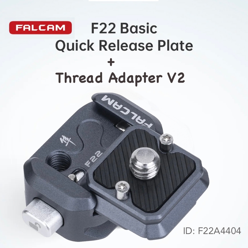 FALCAM F22 Quick Release System (Plate / Thread Adapter V2) - Arca Swiss Compatible