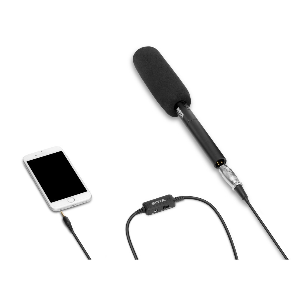BOYA BY-BCA6 (XLR to 3.5mm TRRS Plug Microphone Cable for Smartphone)