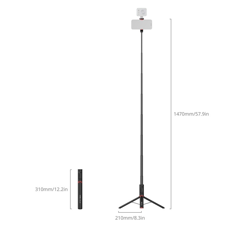 SmallRig x Drex Lee Boom Selfie Stick ST30 Lite Tripod