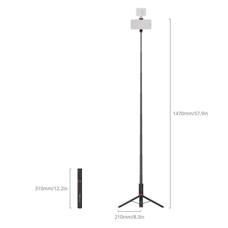 SmallRig x Drex Lee Boom Selfie Stick ST30 Lite Tripod