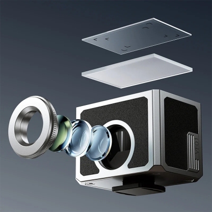 Ulanzi VF01 Optical Waist-Level Viewfinder (C090) (Black / Silver)