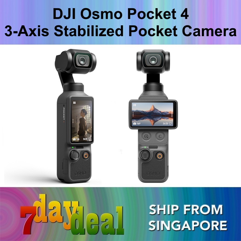 DJI Osmo Pocket 4 3-Axis Stabilized Pocket Camera (Standard / Creator Combo)