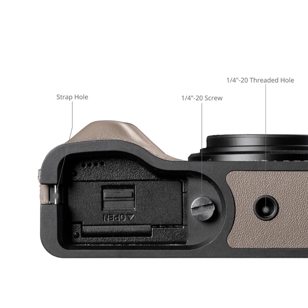 SmallRig Leather Case Kit For Ricoh GR IV / GR IIIx / GR III HDF / GR IIIx HDF (Black 5676  / Grey 5677 / Red 5678)