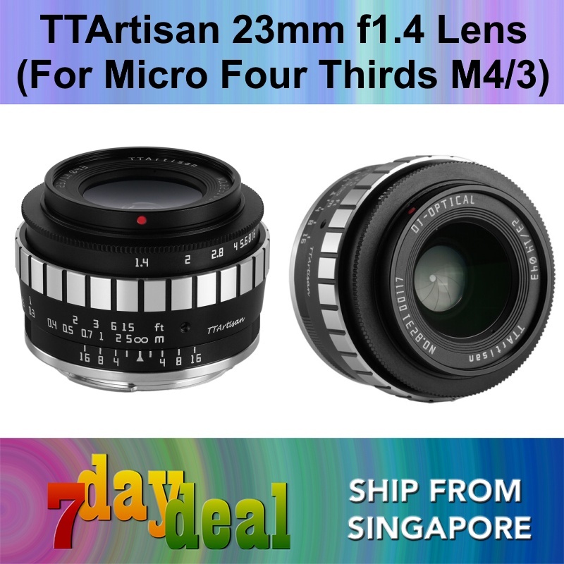 TTArtisan 23mm F/1.4 APS-C Lens (E / X / Z Mount)