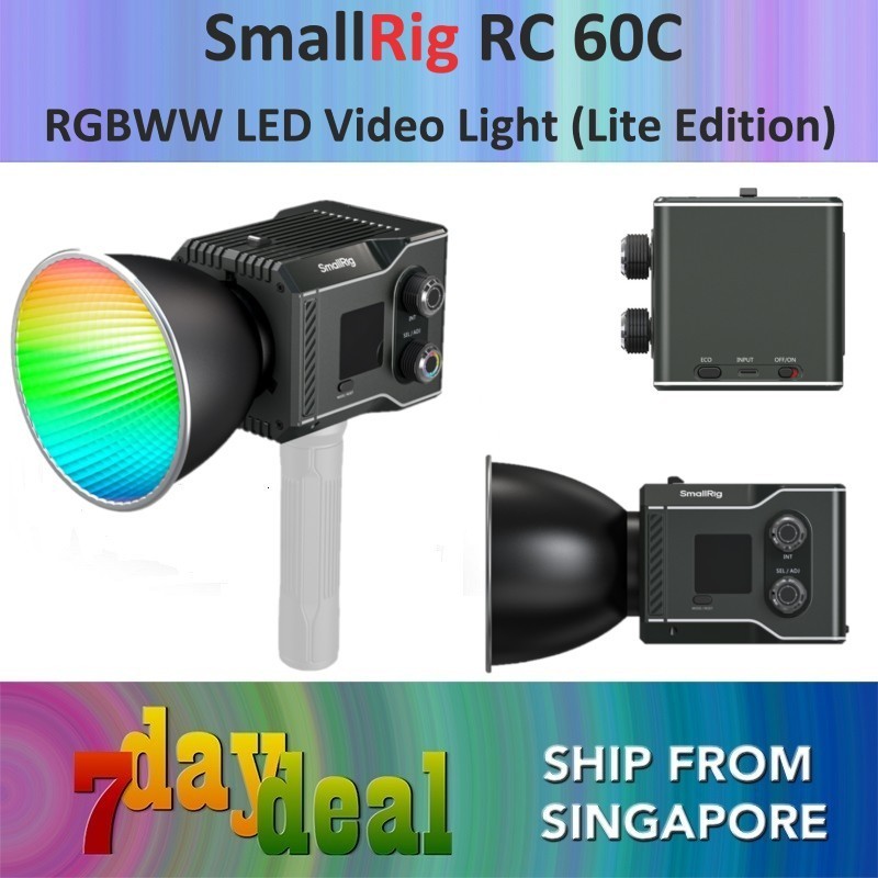 SmallRig RC 60C RGB LED Video Light (Lite Edition) – 4808