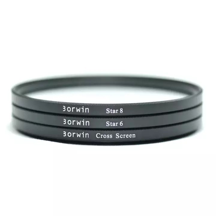 Borwin Star Filter Set (3 Filters: Star 4, 6, 8)