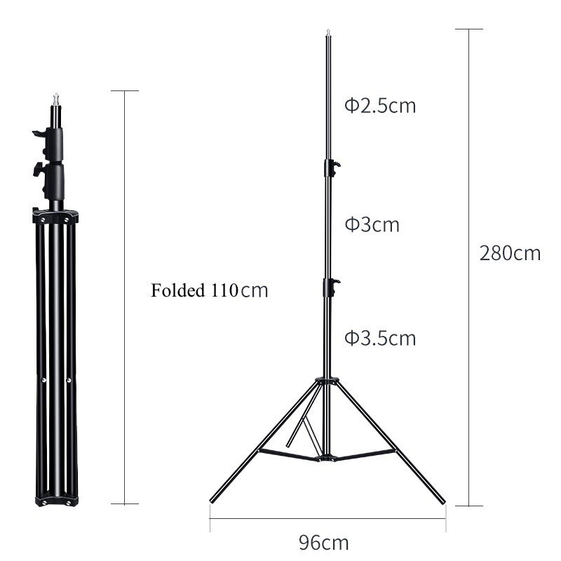 HoliCRAFT 2.8m Light Stand (Heavy Duty)