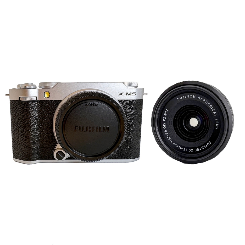Fujifilm X-M5 (Black / Silver) + Fujifilm 15-45mm Lens