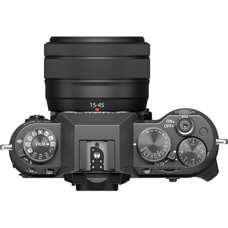 Fujifilm X-T50 (Black / Charcoal-Silver) + Fujifilm 15-45mm Lens