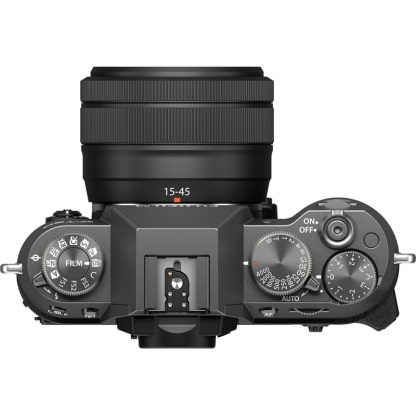 Fujifilm X-T50 (Black / Charcoal-Silver) + Fujifilm 15-45mm Lens