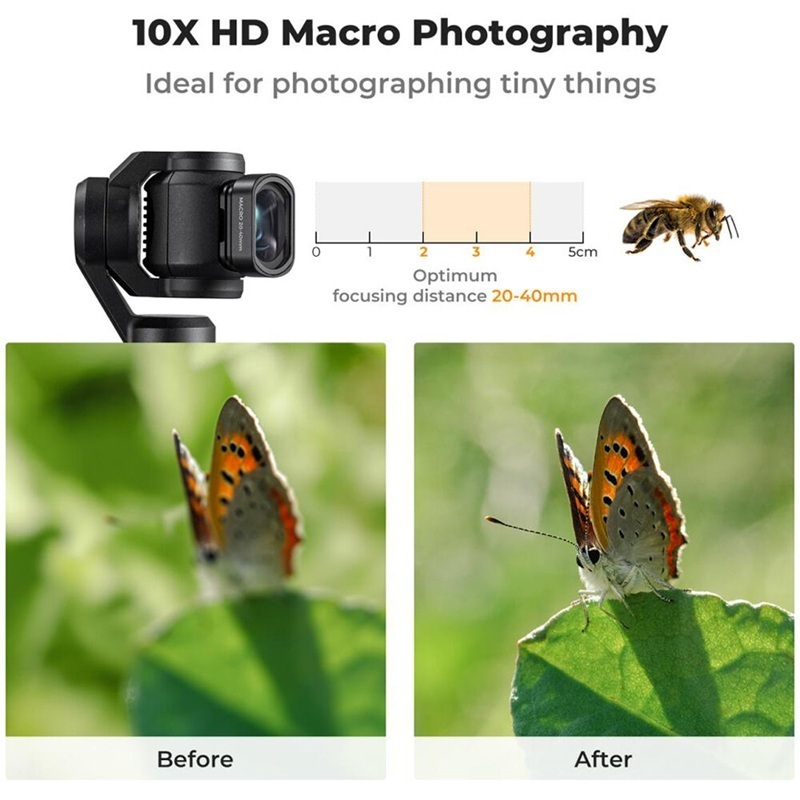 K&F 10X Macro Lens (For DJI Osmo Pocket 3)
