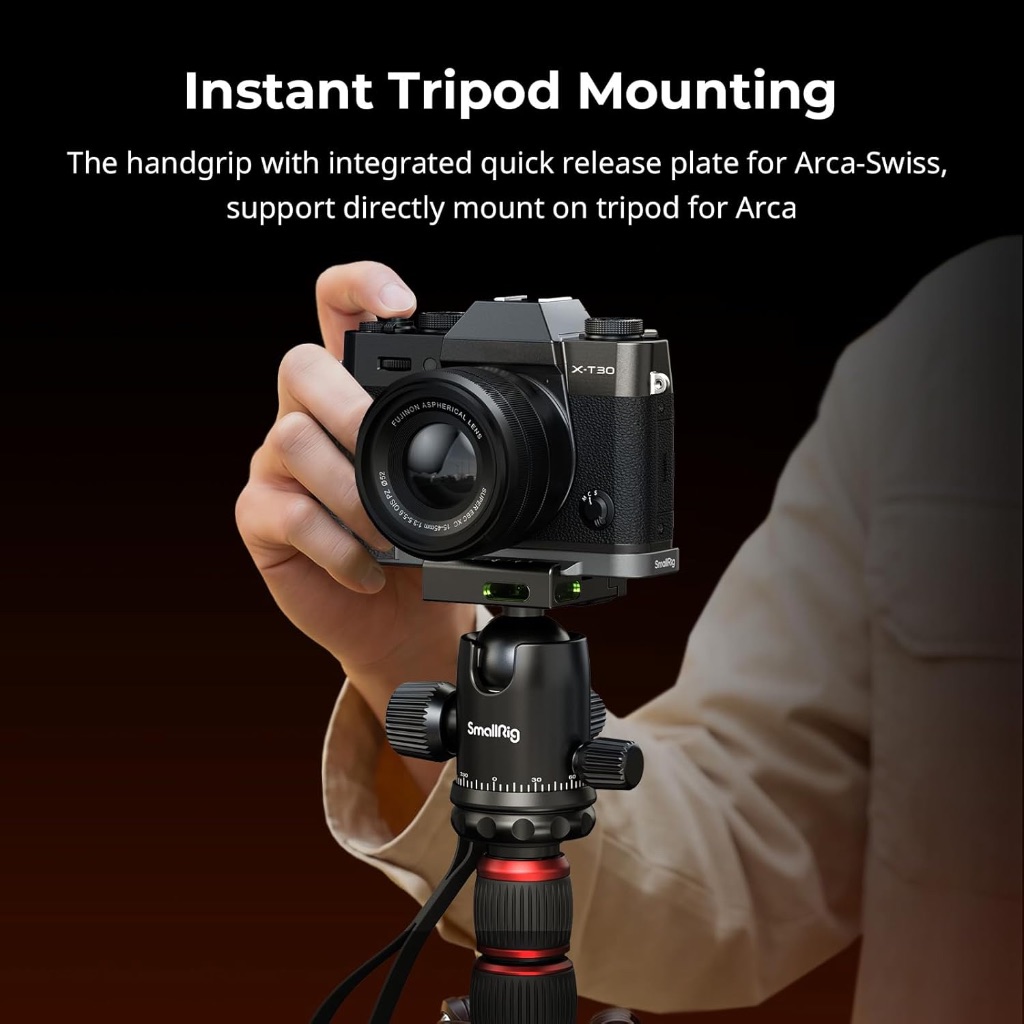 SmallRig L-Shaped Mount Plate For Fuji X-T30 III / X-T30 II / X-T30 (Black 5663 / Charcoal Silver 5665 / Silver 5664)-7daydeal